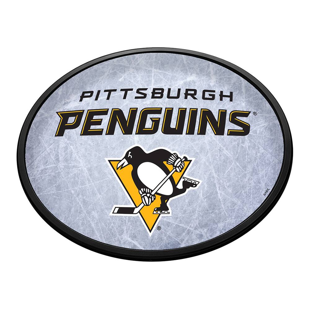 Pittsburgh Penguins 18'' x 14'' Team Slimline Illuminated Wall Sign