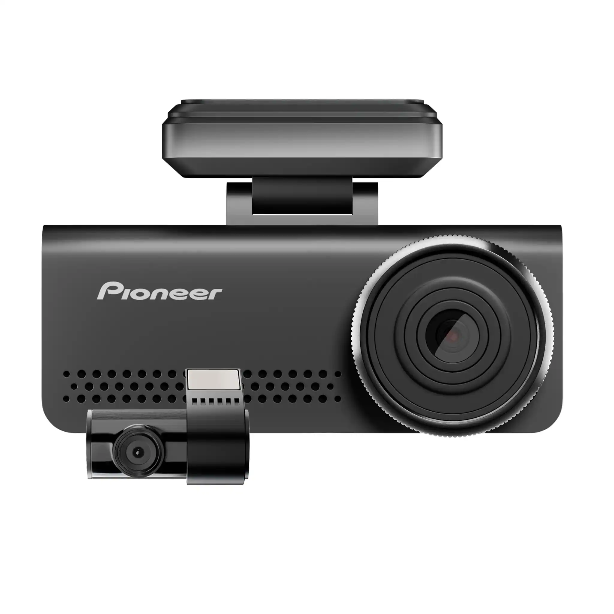 Front. Pioneer - Universal Compatibility Car Dash Front and Rear Camera with 8MP UHD 4K Video resolution with in-built GPS and Wi-Fi - Black.
