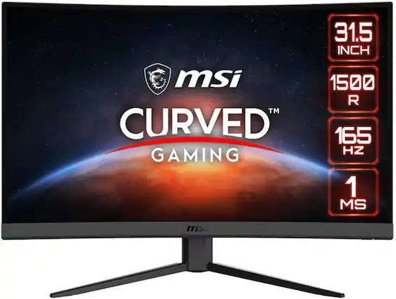 31.5 INCH MSI 1500 R TM CURVED 165 GAMING HZ 1 MS