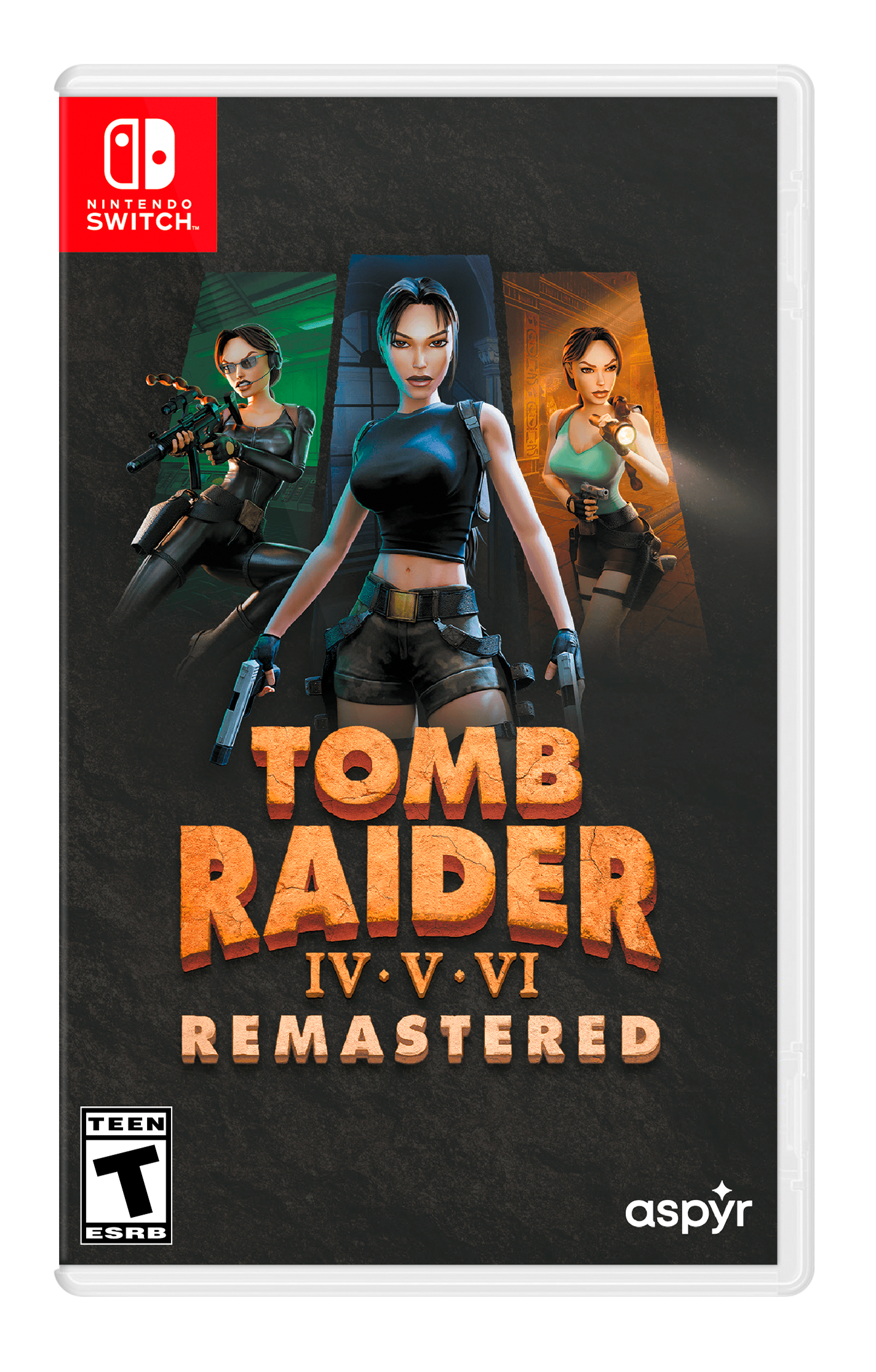 NINTENDO SWITCH. - TOMB RAIDER IV V VI REMASTERED TEEN T ESRB aspyr