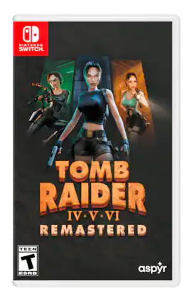 NINTENDO SWITCH. - TOMB RAIDER IV V VI REMASTERED TEEN T ESRB aspyr - T (Teen 13+)