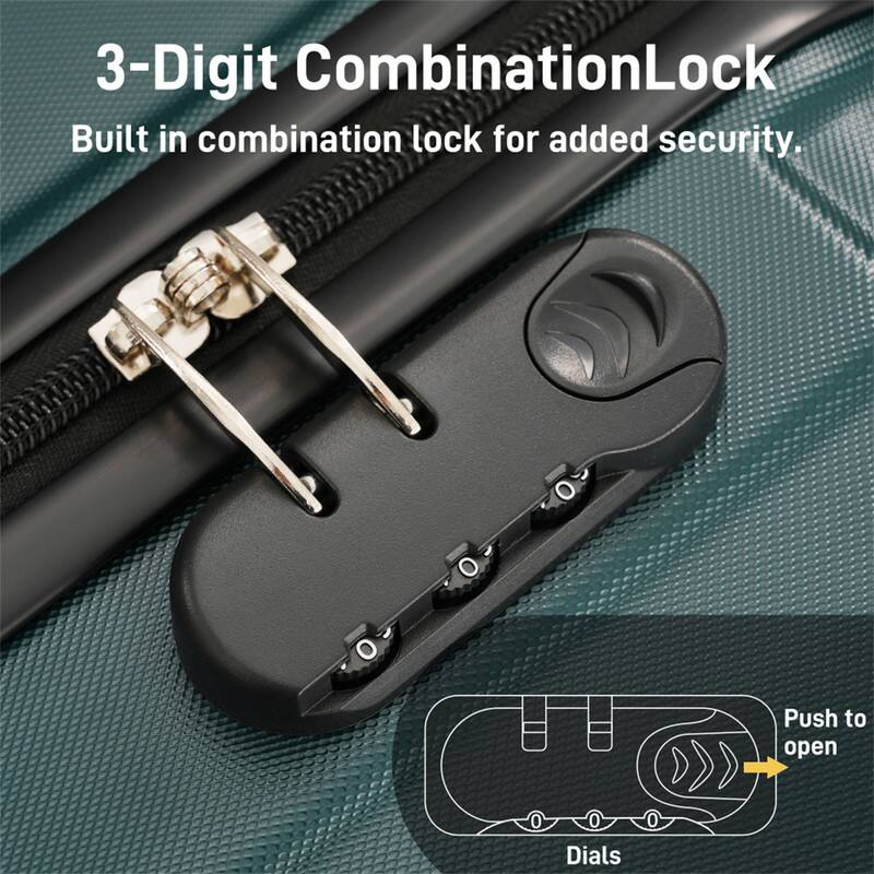 3-Digit Combination Lock

Built in combination lock for added security.

Push to open

Dials