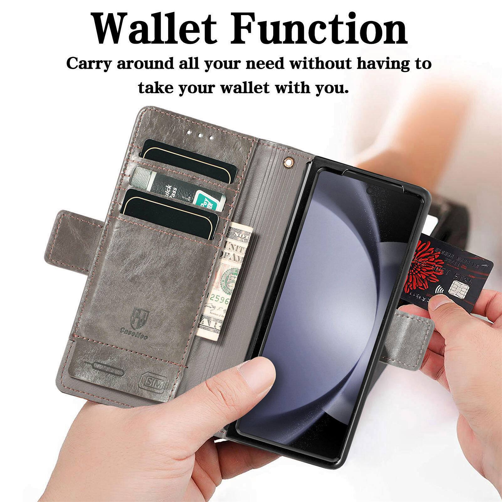 Wallet Function  
Carry around all your need without having to take your wallet with you.
