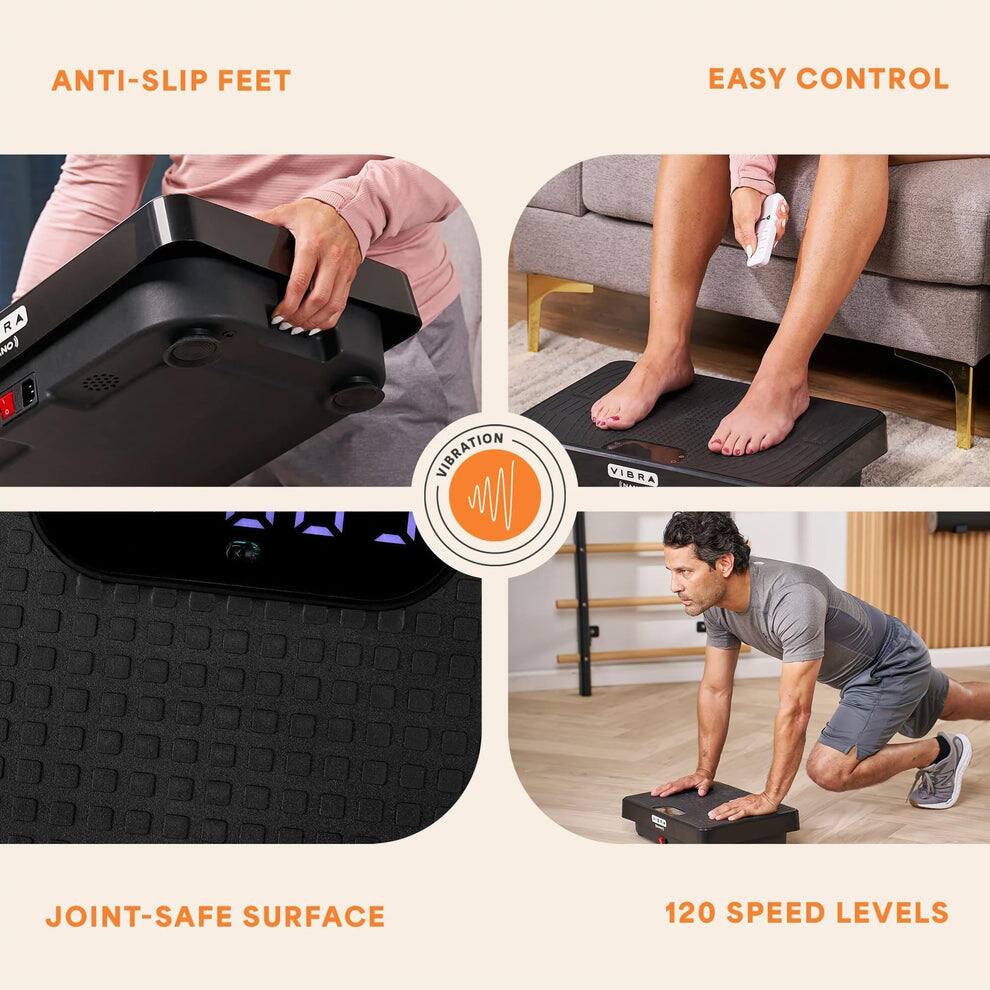 ANTI-SLIP FEET  
EASY CONTROL  
JOINT-SAFE SURFACE  
120 SPEED LEVELS