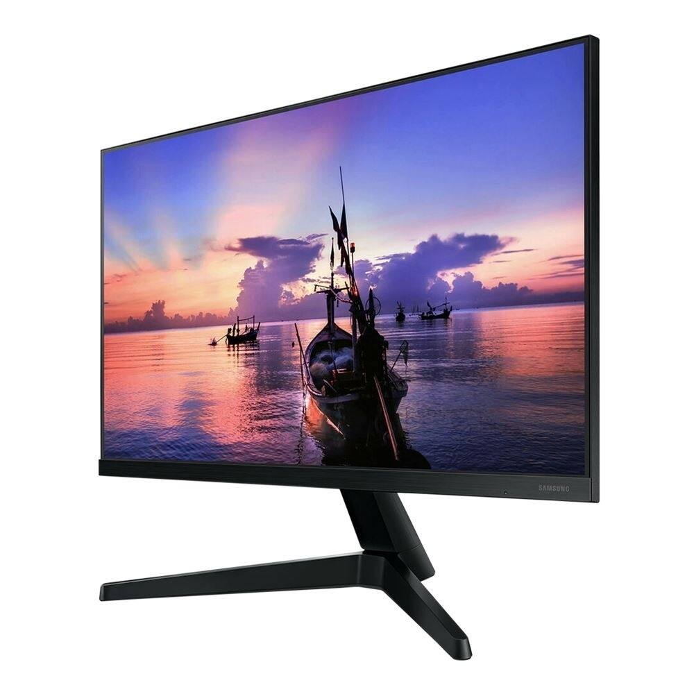 Left. Samsung - 24" Full HD 1920 x 1080 75Hz 5ms LED Monitor VGA, HDMI LF24T352FHNXZA.