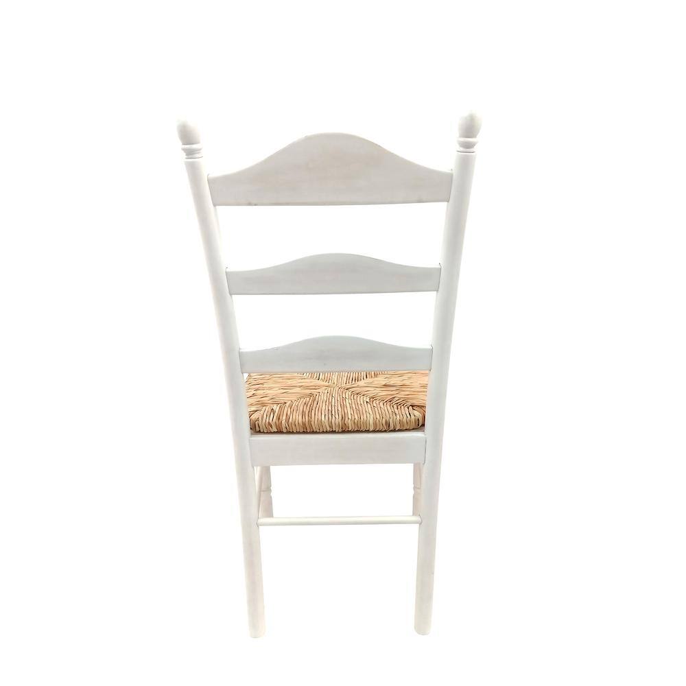 Alt View 3. Carolina Chair & Table - Vera Dining Chair - Whitewash - White.