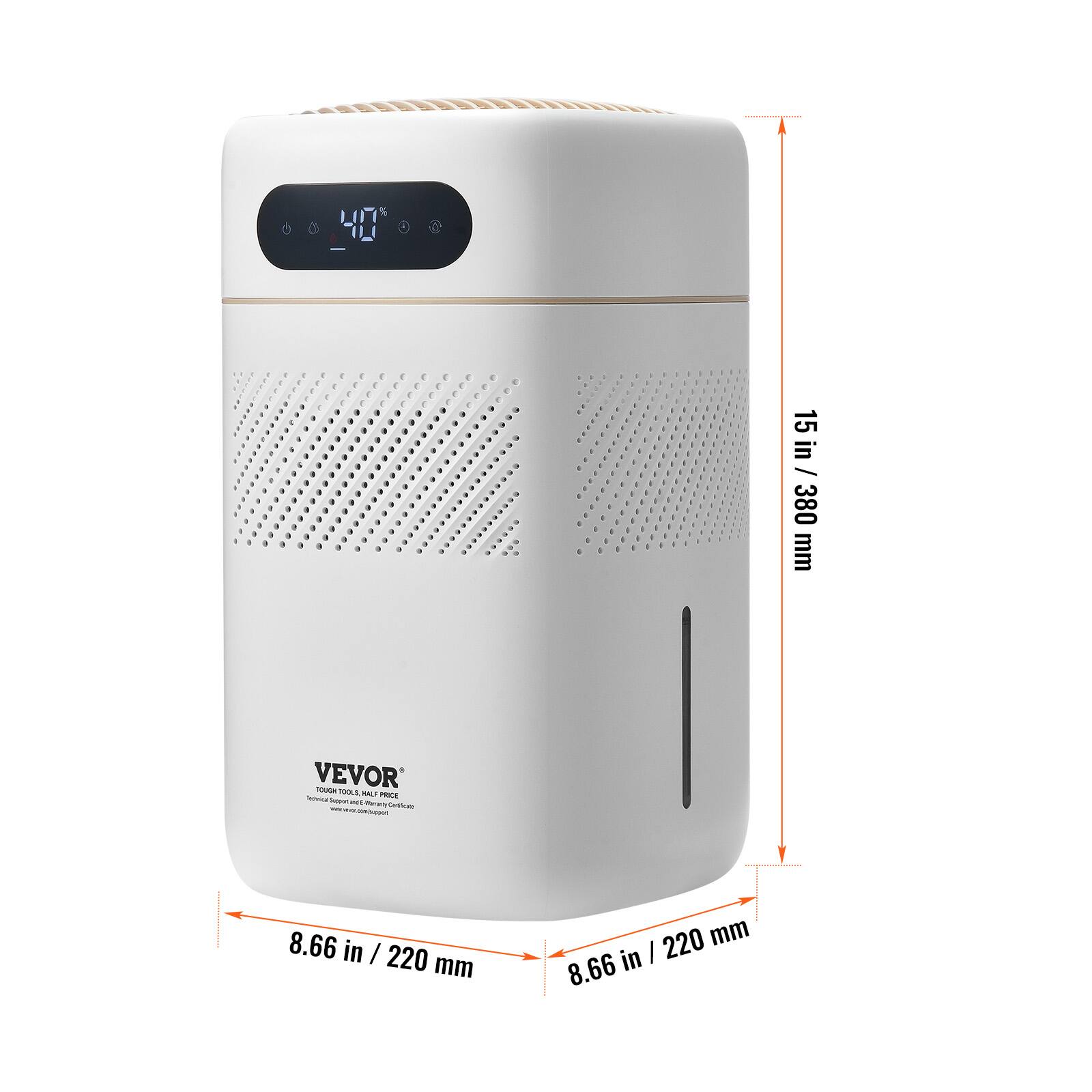 L % UL 15 in / 380 mm  
VEVOR  
TROLA  
Taon  
Cotus  
8.66 in / 220 mm  
8.66 in / 220 mm