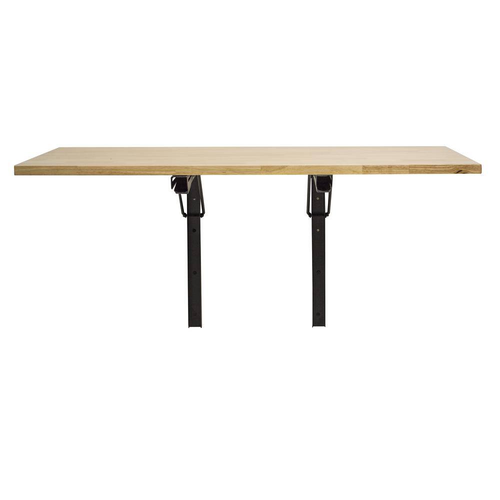 Alt View 5. Sportsman Pro-Series - Wall Mounted Folding Workbench - Silver.