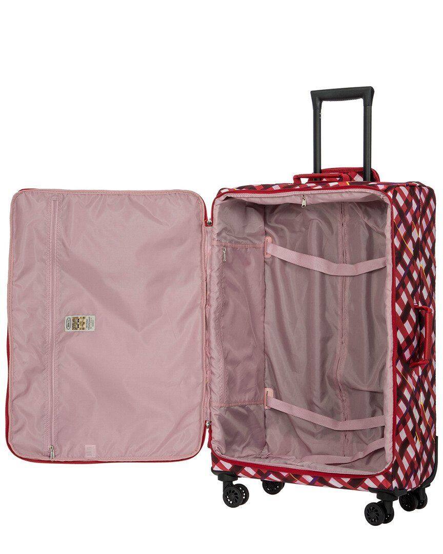 Left. Bric's - Bric's X-Travel 30" 4-Wheel Large Luggage Pastello Red - Pastello Red.
