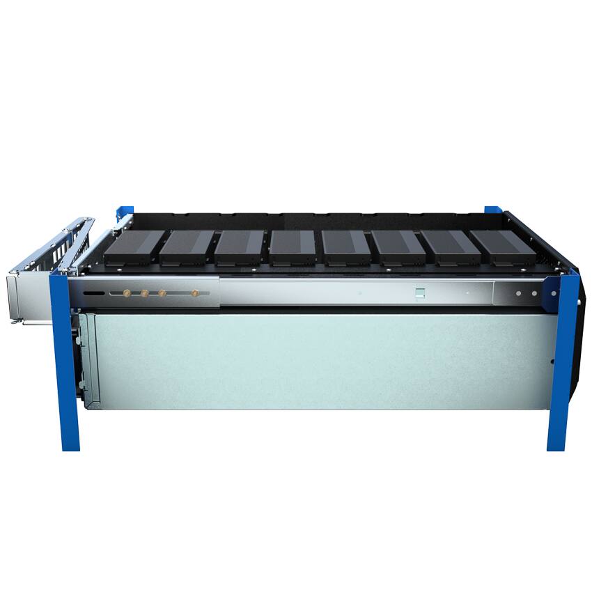 Alt View 1. RackSolutions - RackSolutions 5U HyperShelf for 8 Dell Precision 3260 Compact Workstation - Black.