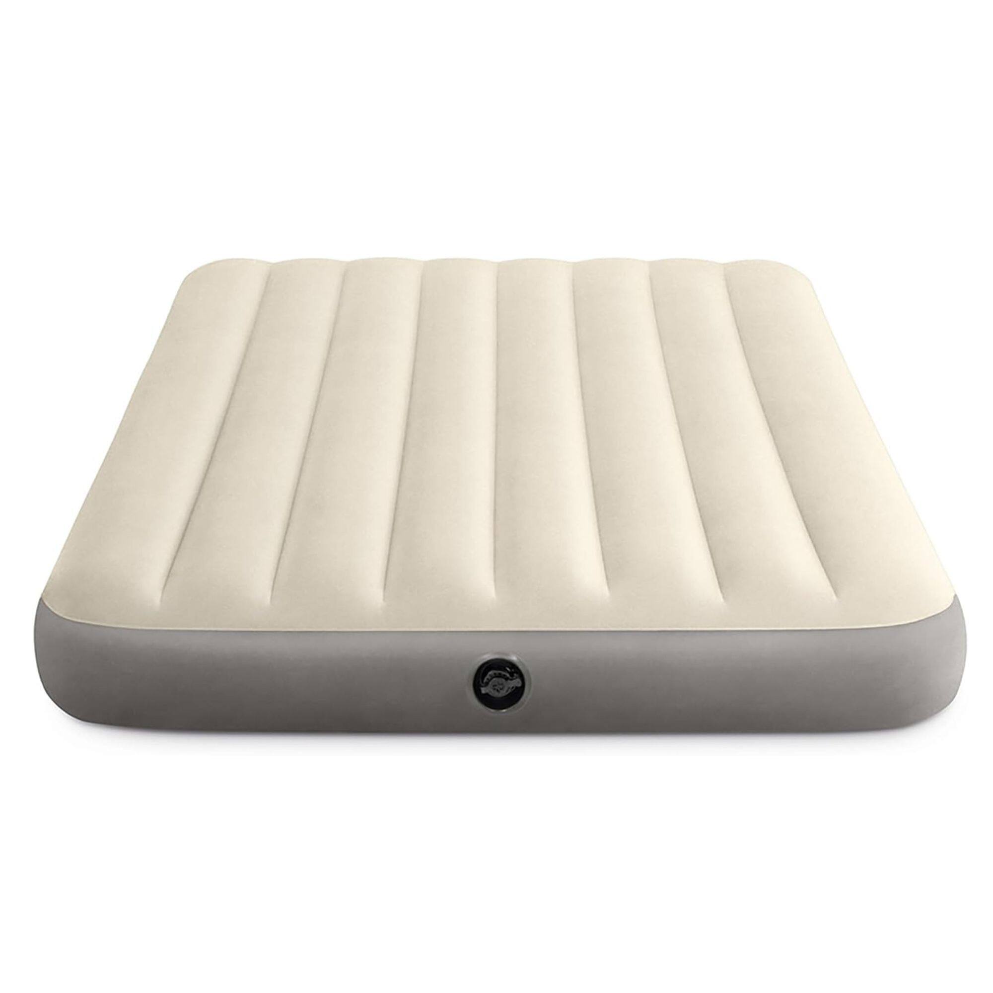 Alt View 8. Intex - Intex 64102E Dura-Beam Standard Series Single Height Inflatable Airbed, Full - Beige.