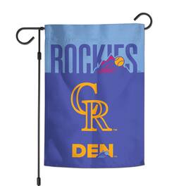 WinCraft - Colorado Rockies 2025 City Connect 12" x 18" Double-Sided Garden Flag - Multicolor