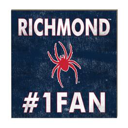 Jardine - Richmond Spiders 10" x 10" #1 Fan Plaque - Blue