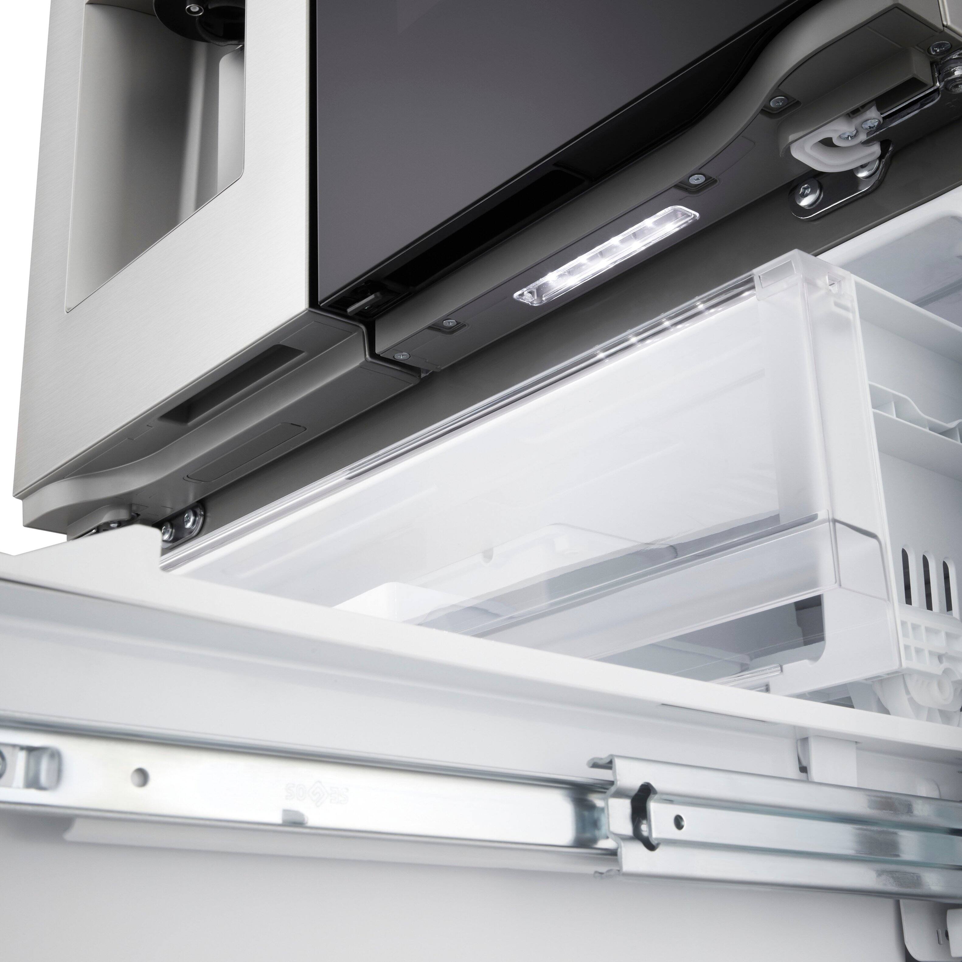 Alt View 15. LG - 24.5 Cu. Ft. French Door Standard-Depth MAX Smart Refrigerator with Dual Ice Maker with Craft Ice - PrintProof Stainless Steel.