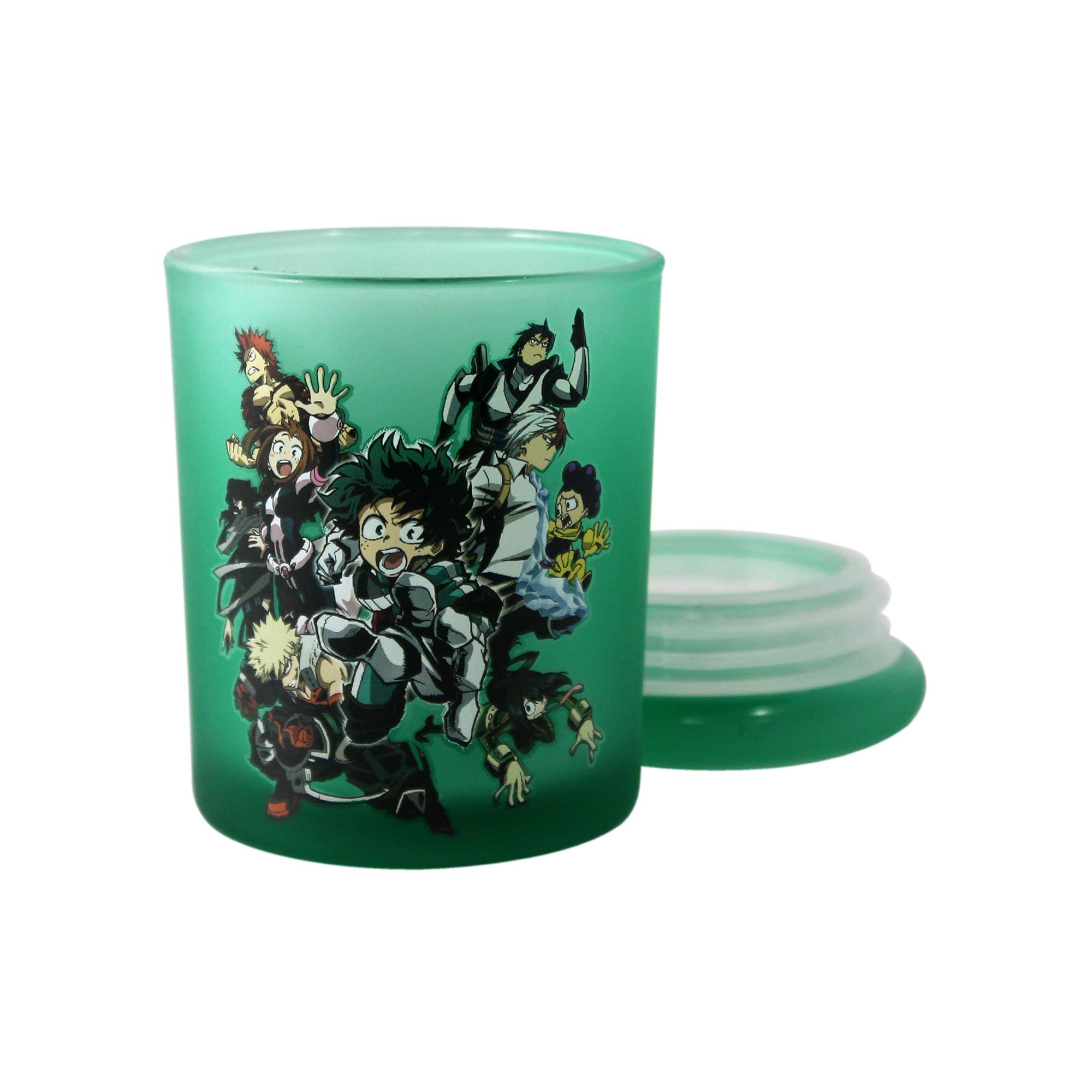 Alt View 10. Just Funky - My Hero Academia Class 1-A 6 Ounce Glass Container - Green.