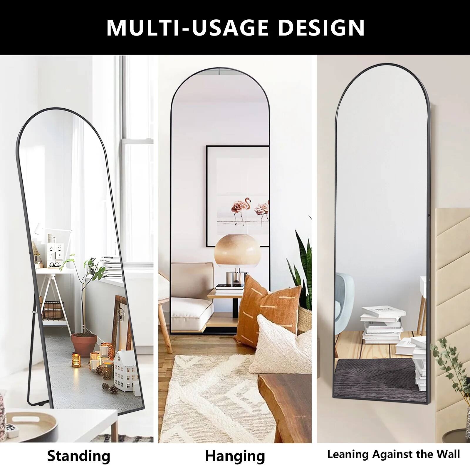 MULTI-USAGE DESIGN

Standing  
Hanging  
Leaning Against the Wall