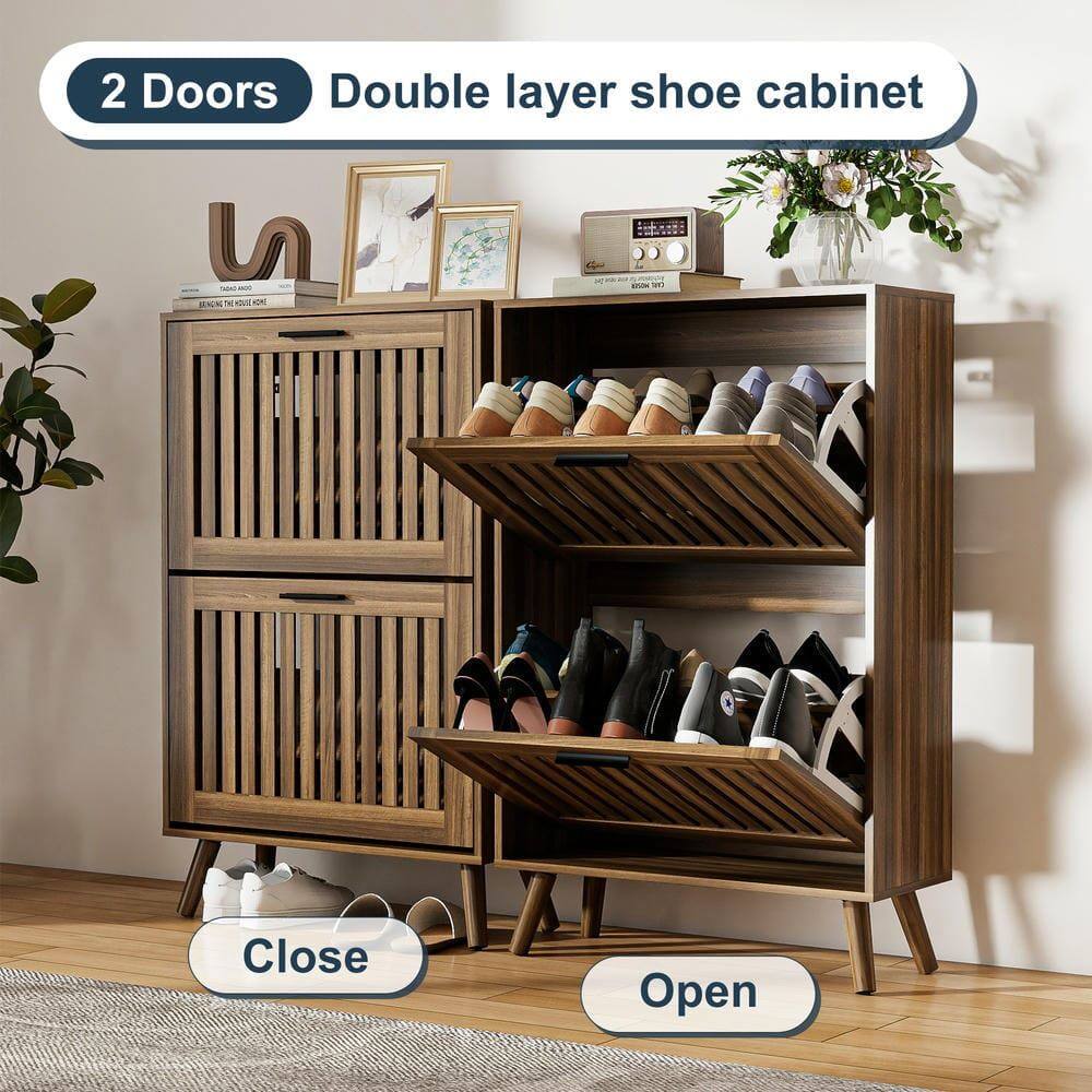 2 Doors Double layer shoe cabinet

Close Open