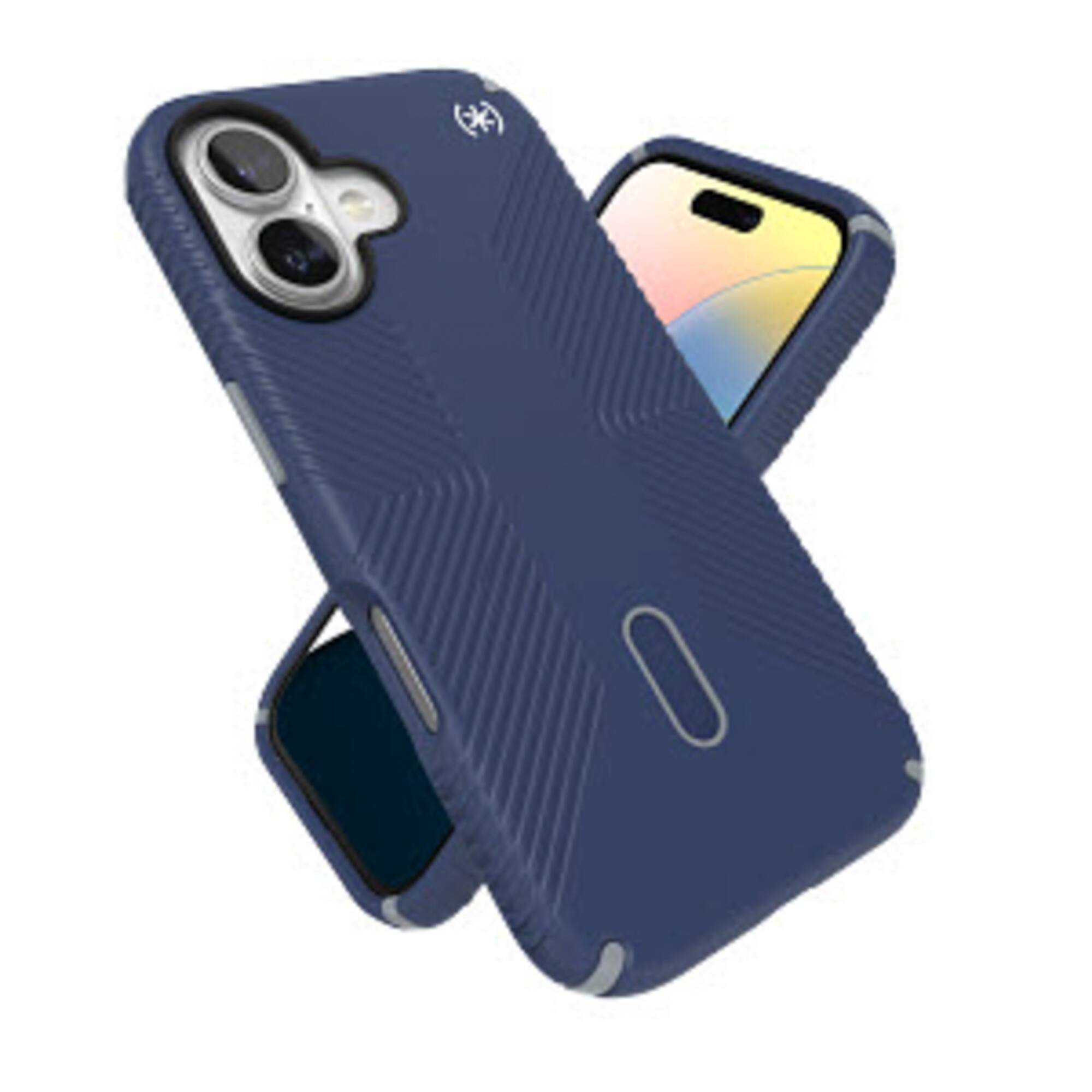 Alt View 17. Speck - Presidio2 Grip ClickLock Case with MagSafe for Apple iPhone 16 - Costal Blue.