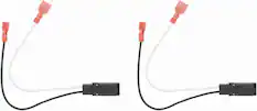 Front. Metra - Tweeter Harness for Select 2019-2023 Ford and Lincoln Vehicles (2-Pack) - Multi.