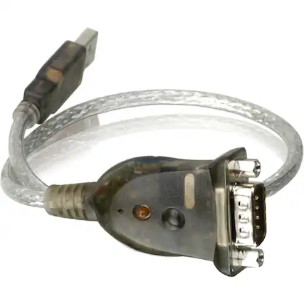 Front. Aten Technology - ATEN USB to RS-232 Converter - Type A Male USB, DB-9 Male Serial - 1.3ft - Unknown.