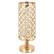 Front. Oumilen - Luxury Gold Crystal Table Lamp, Elegant Metal Base for Bedroom, Vanity, Living Room Decor.