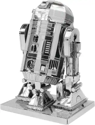 Front. Metal Earth - Fascinations Metal Earth Star Wars R2D2 3D Metal Model Kit - Silver.