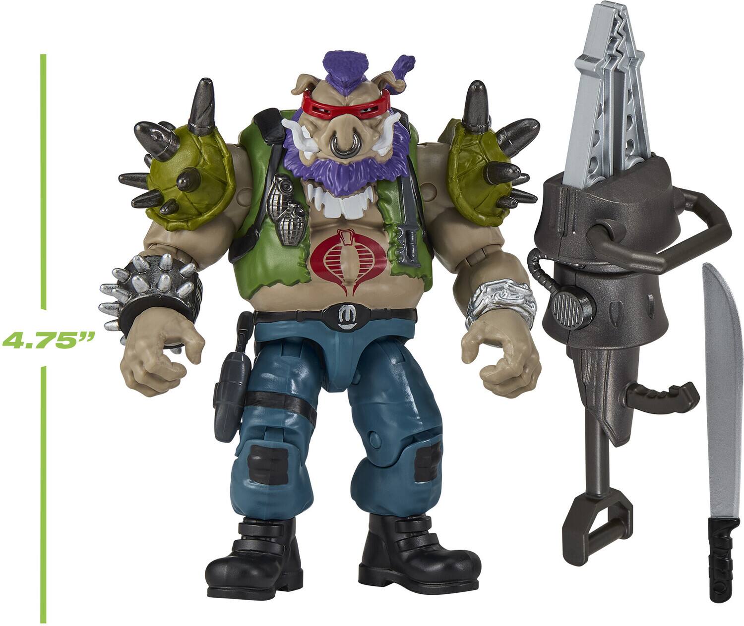 Alt View 3. PopMarket - Teenage Mutant Ninja Turtles x G.I. Joe - Ripper x Bebop Action Figure (TMNT)   - COLLECTIBLES - Multicolor.