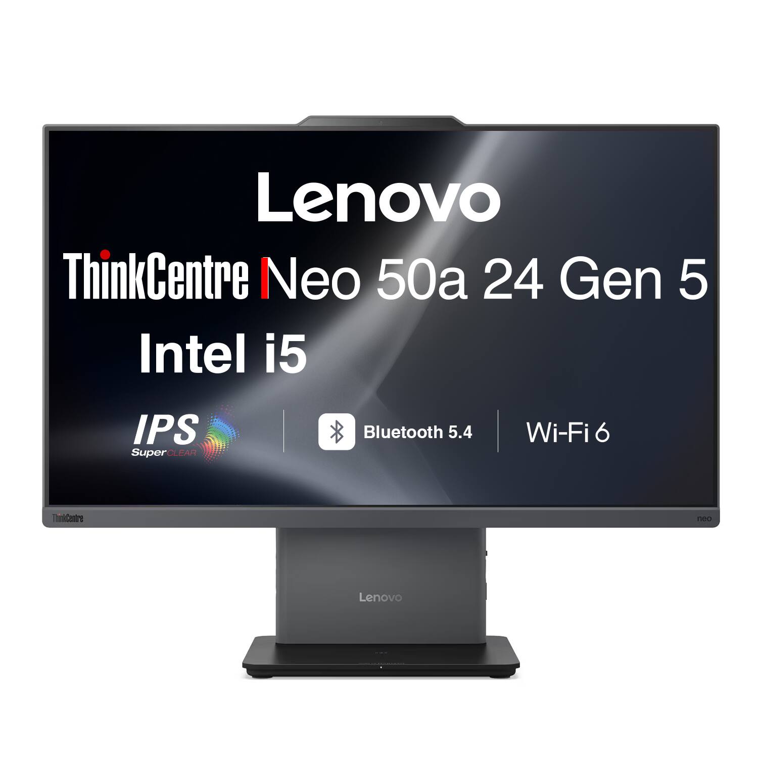 Lenovo ThinkCentre Neo 50a 24 Gen 5  
Intel i5  
IPS SuperCLEAR  
Bluetooth 5.4  
Wi-Fi 6