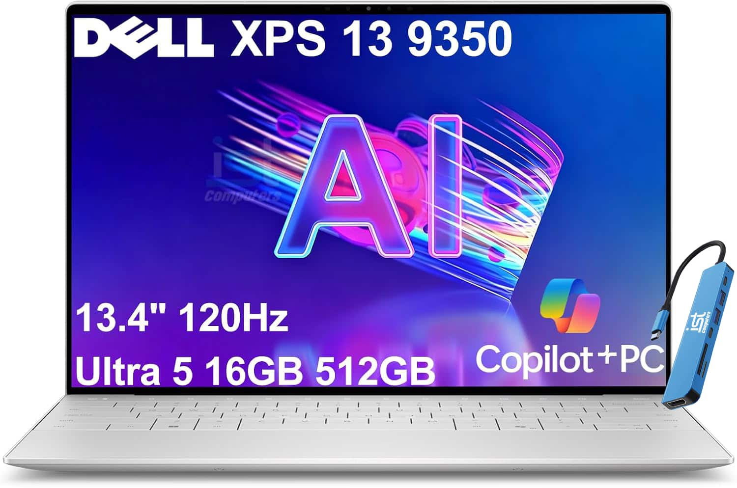 "Dell - XPS 13 9350 13.4"" WUXGA 120Hz Laptop - Intel Core Ultra 5 with 16GB Memory - 512GB SSD - Thunderbolt 4 - Windows 11 Pro - Platinum" price history on PriceWatchPro