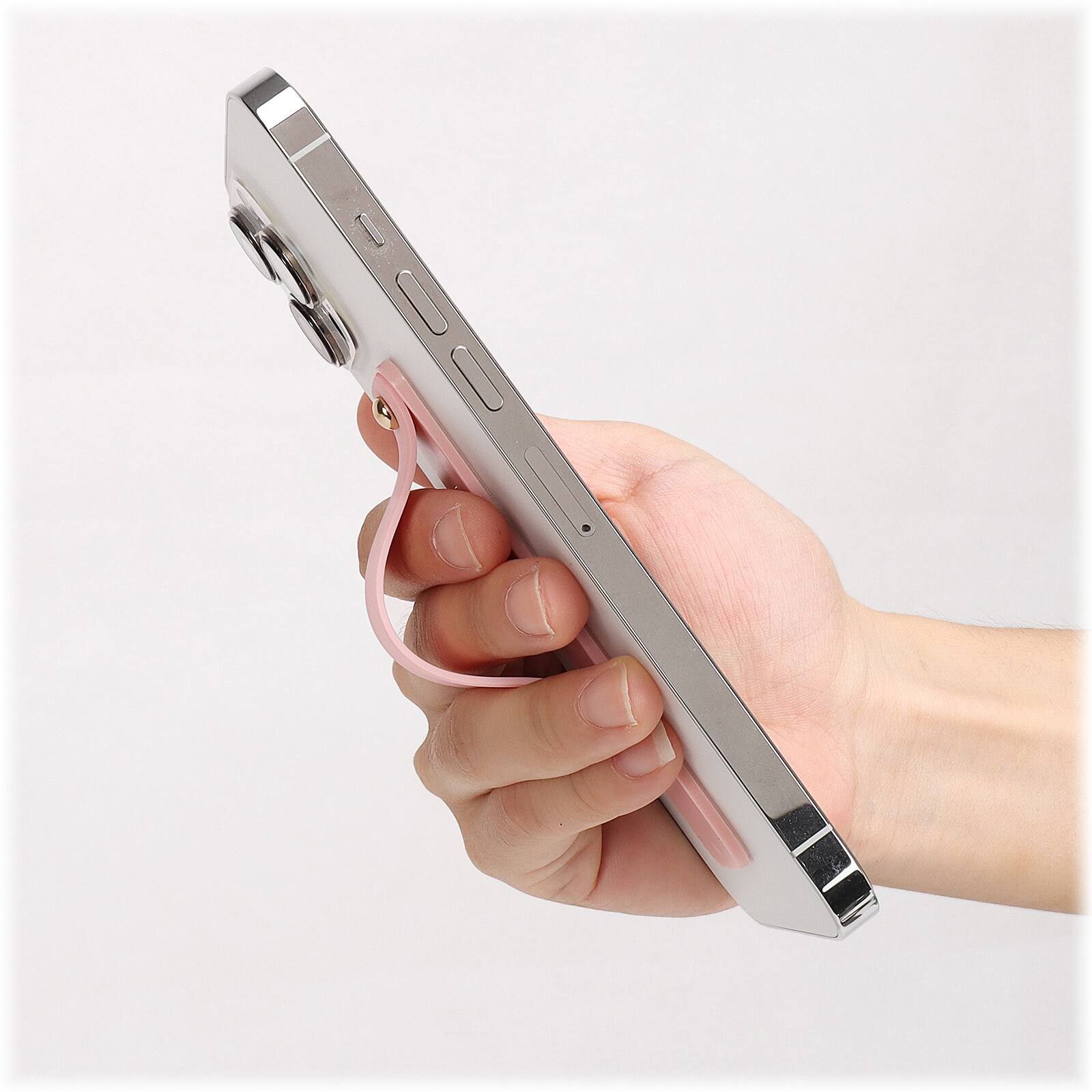 Alt View 12. SaharaCase - FingerGrip Cell Phone Holder Strap for Most Cell Phones - Pink.