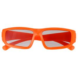 Unique Bargains - Polarized 3D Viewing Glasses, Passive Circular 3D Glasses for Anaglyph Movie Cinema Game TV Projector - Orange