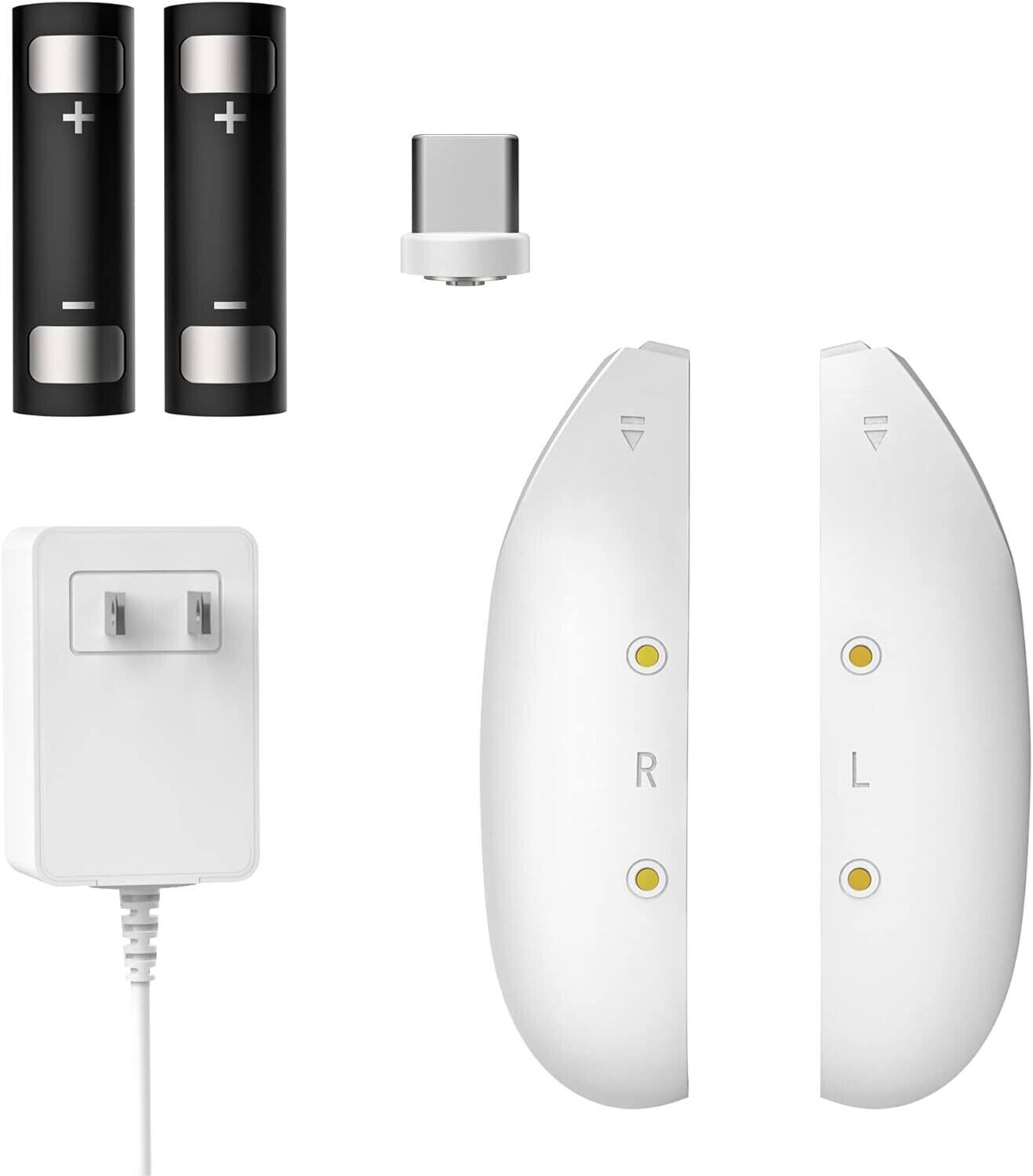 Alt View 2. PopMarket - VR Accessory:  SURGE META Quest 2 VR Charge Dock - White - Multicolor.