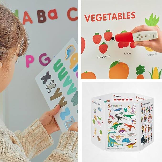 A B C  
P G U V W X Y Z  

VEGETABLES  
Strawberry  
Cherry  
Pineapple  

DINOSAURS