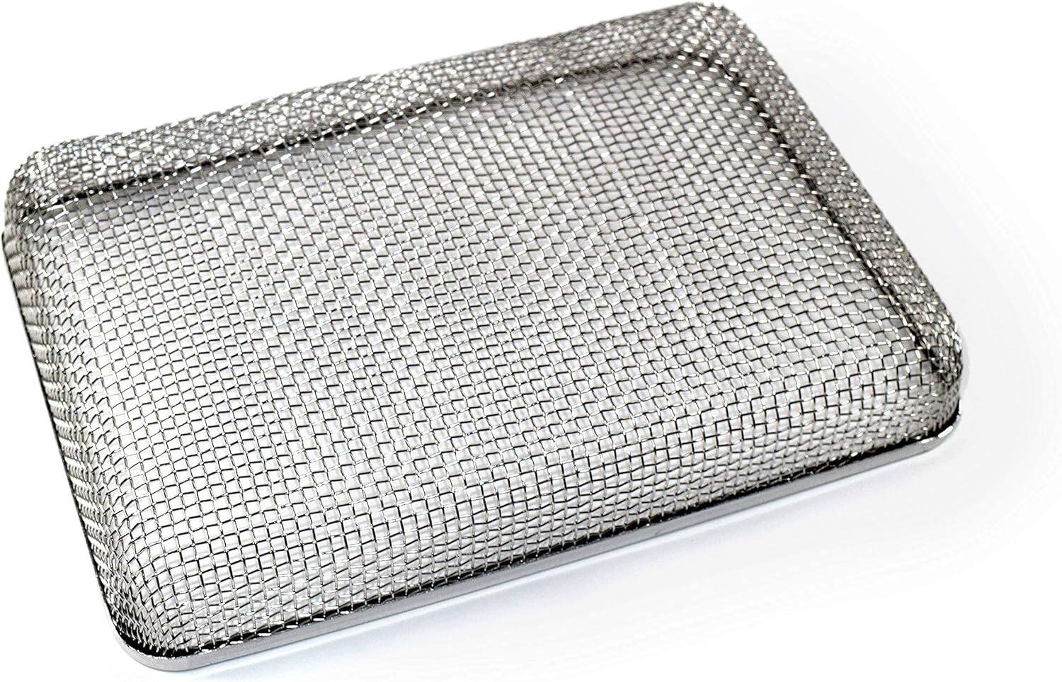 Alt View 2. HQRP - HQRP 5.9"x8.5" RV Vent Screen Cover w/Installation Tool, Atwood 6/10 Gal, Suburban 6 Gal - Silver.