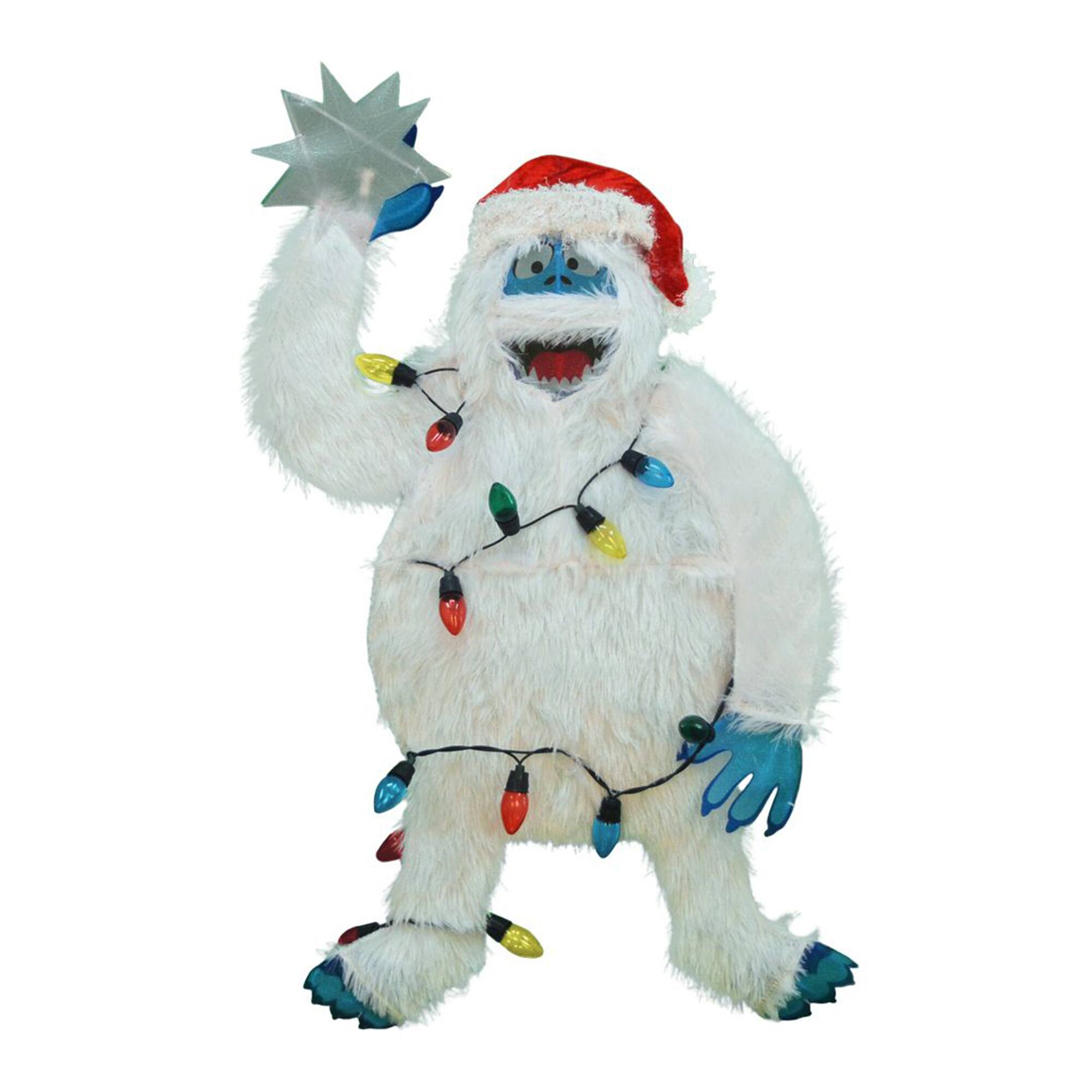 Front. ProductWorks - ProductWorks 32 Inch Bumble Pre-Lit Christmas Yard Ornament Holiday Decoration - Black.