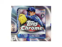 2025 Topps Chrome Baseball Hobby Jumbo Box
