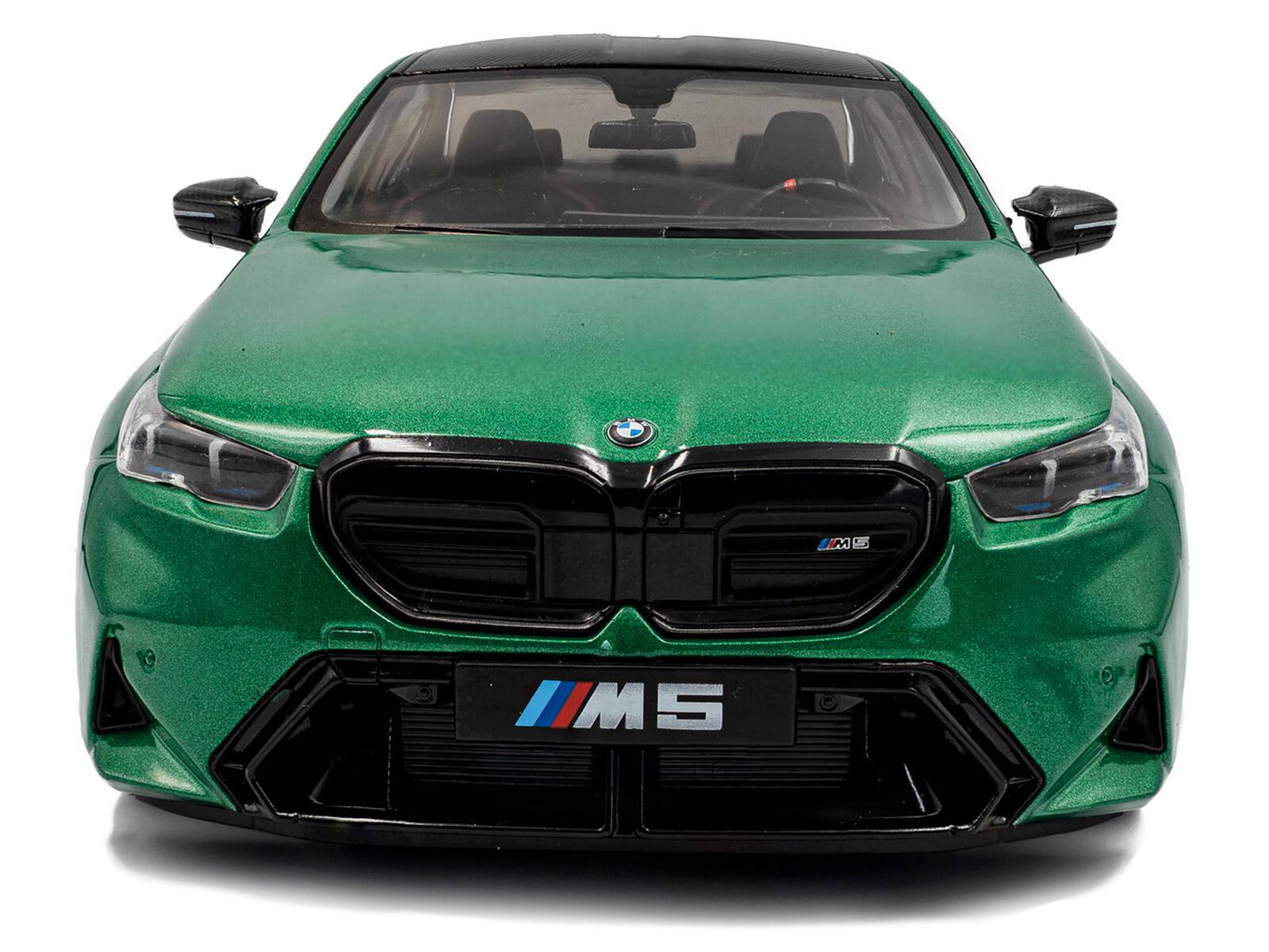 Alt View 4. Solido - 2025 BMW M5 Isle of Man Green Metallic 1/18 Diecast Model Car by Solido.