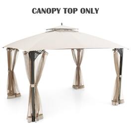 Boyel Living - Gazebo Replacement Top 120-in W x 144-in D x 84-in H - Beige