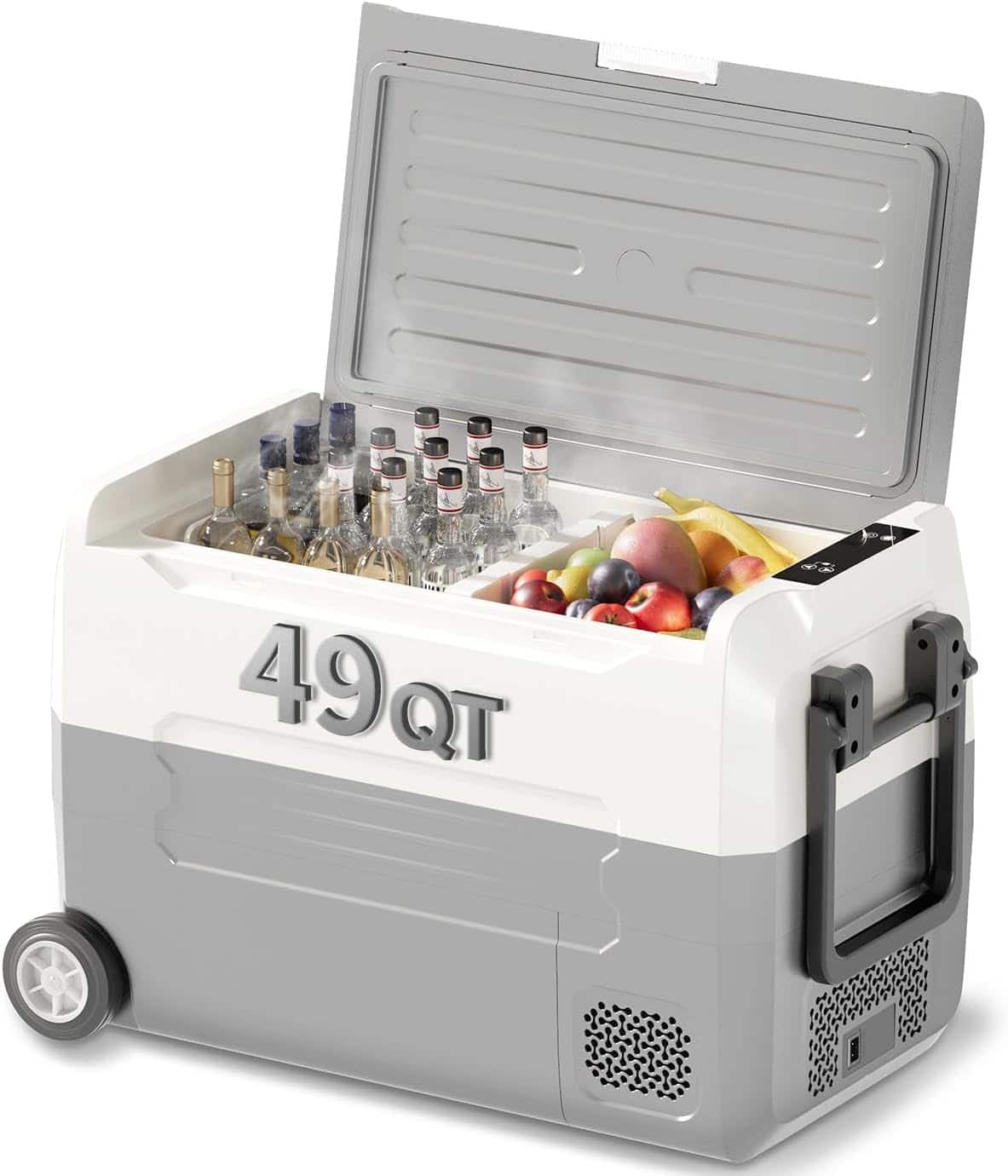 Circus Cirle - 49QT(45L) Portable Car Refrigerator - Gray