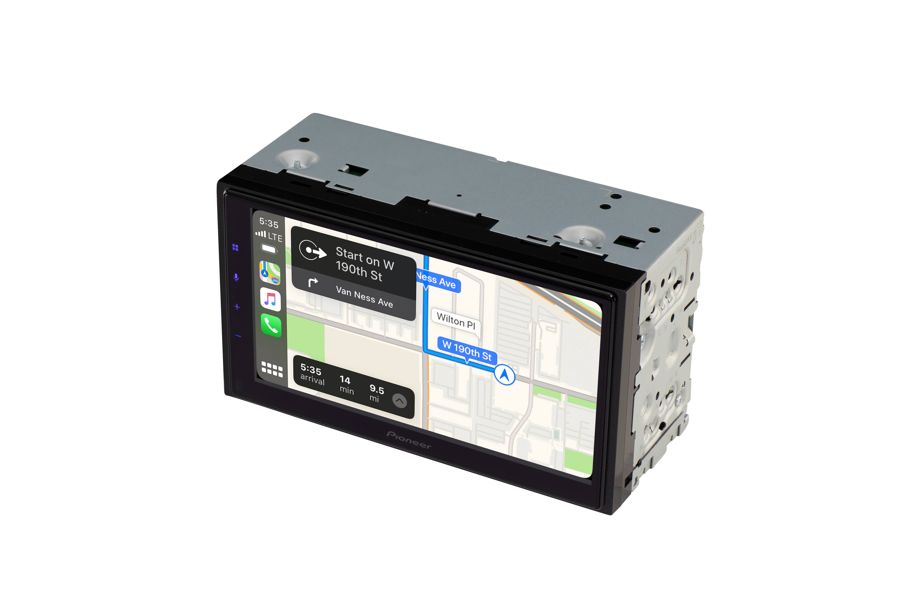 Alt View 20. Pioneer - 6.8" Android Auto and Apple CarPlay Bluetooth Digital Media (DM) Receiver - Black.