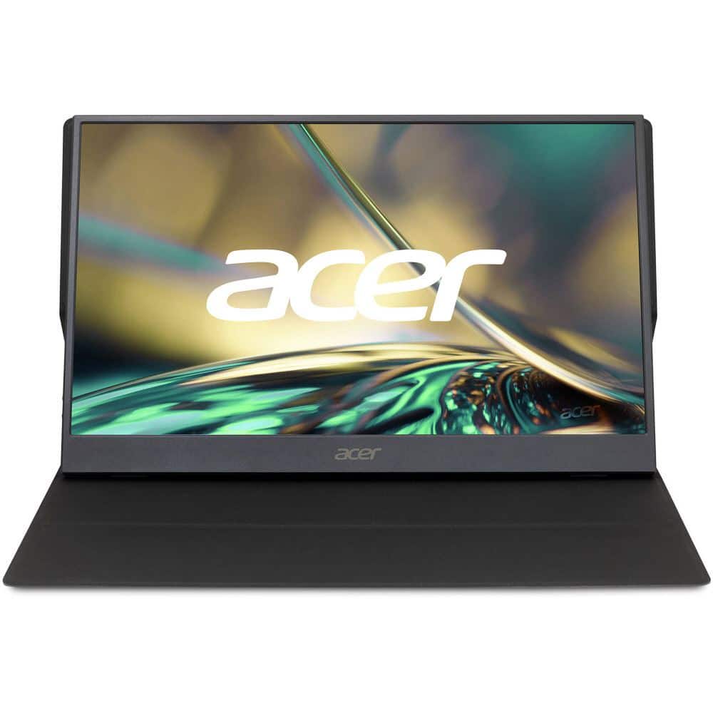 Acer - Refurbished Excellent - Refurbished PM161Q ABMIUUZX 15.6" LCD Monitor 60Hz 1920x1080 IPS 14ms 250Nit HDMI USB - Black