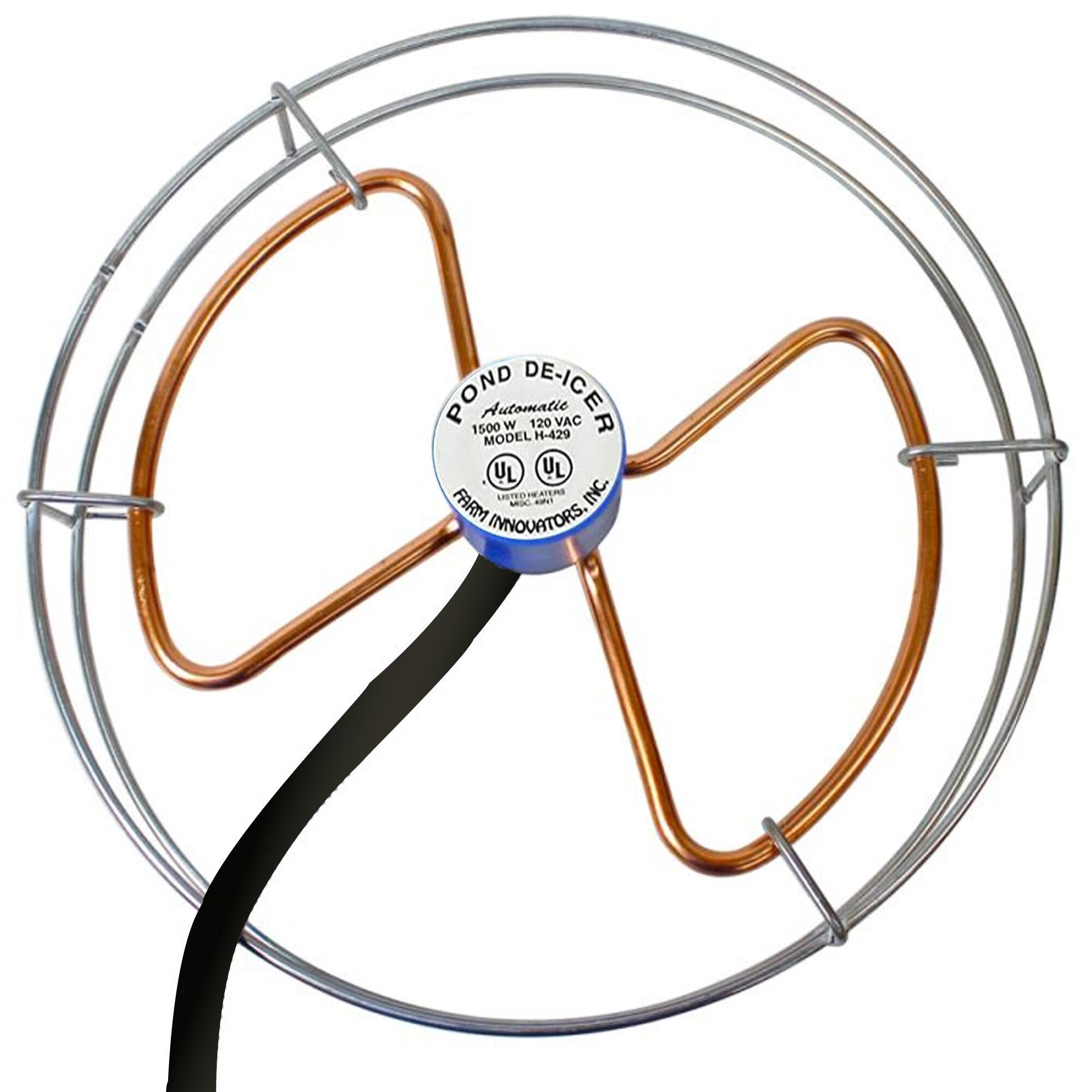 POND DE-ICER DE-IC Automatic 1500 W 120 VAC MODEL H-429 UL FARM INNOVATORS