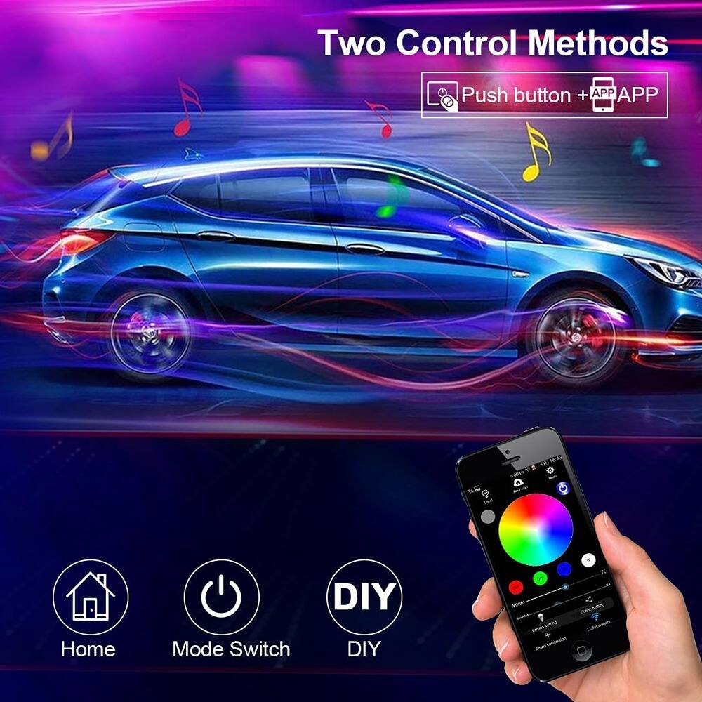 Two Control Methods  
Push button + APP  
Home Mode Switch DIY  
DIY