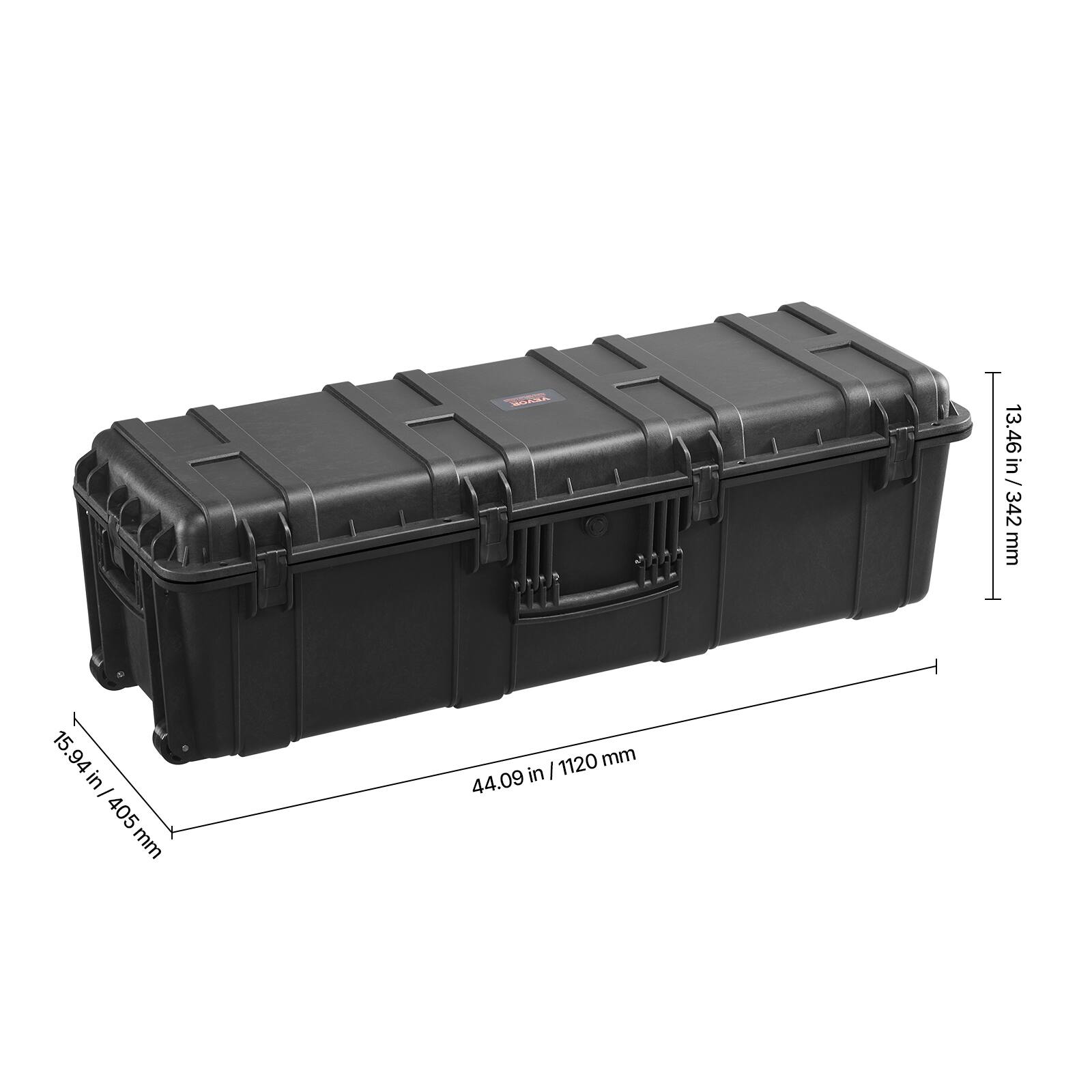 VEVOR Weatherproof Hard Case, Heavy Duty Protective Dry Box Case