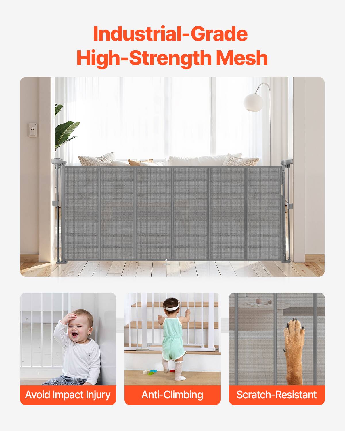 Industrial-Grade High-Strength Mesh

- Avoid Impact Injury
- Anti-Climbing
- Scratch-Resistant