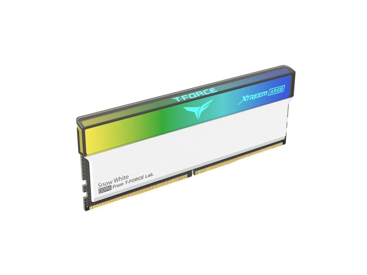 TFORCE Xtreem ARGB  
Snow White DDR5 From T-FORCE Lab.