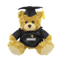 Jardine - Lindenwood Lions 12'' Graduation Plush Bear - Oatmeal