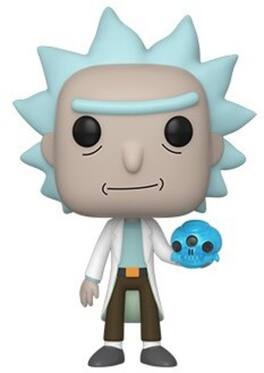 Funko - POP! ANIMATION: Rick & Morty - Rick with Crystal Skull - COLLECTIBLES - Multicolor