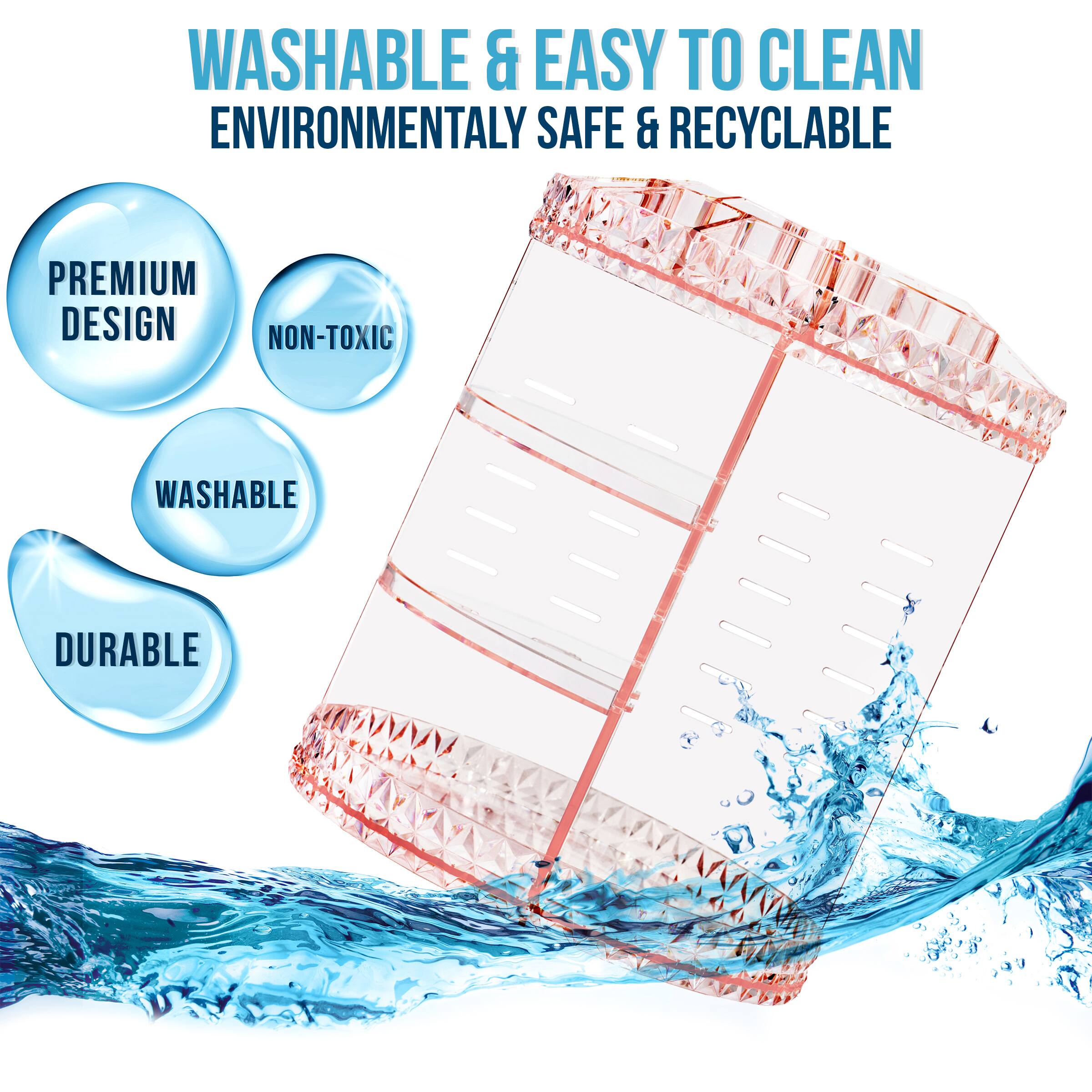WASHABLE & EASY TO CLEAN  
ENVIRONMENTALLY SAFE & RECYCLABLE  

PREMIUM DESIGN  
NON-TOXIC  
WASHABLE  
DURABLE