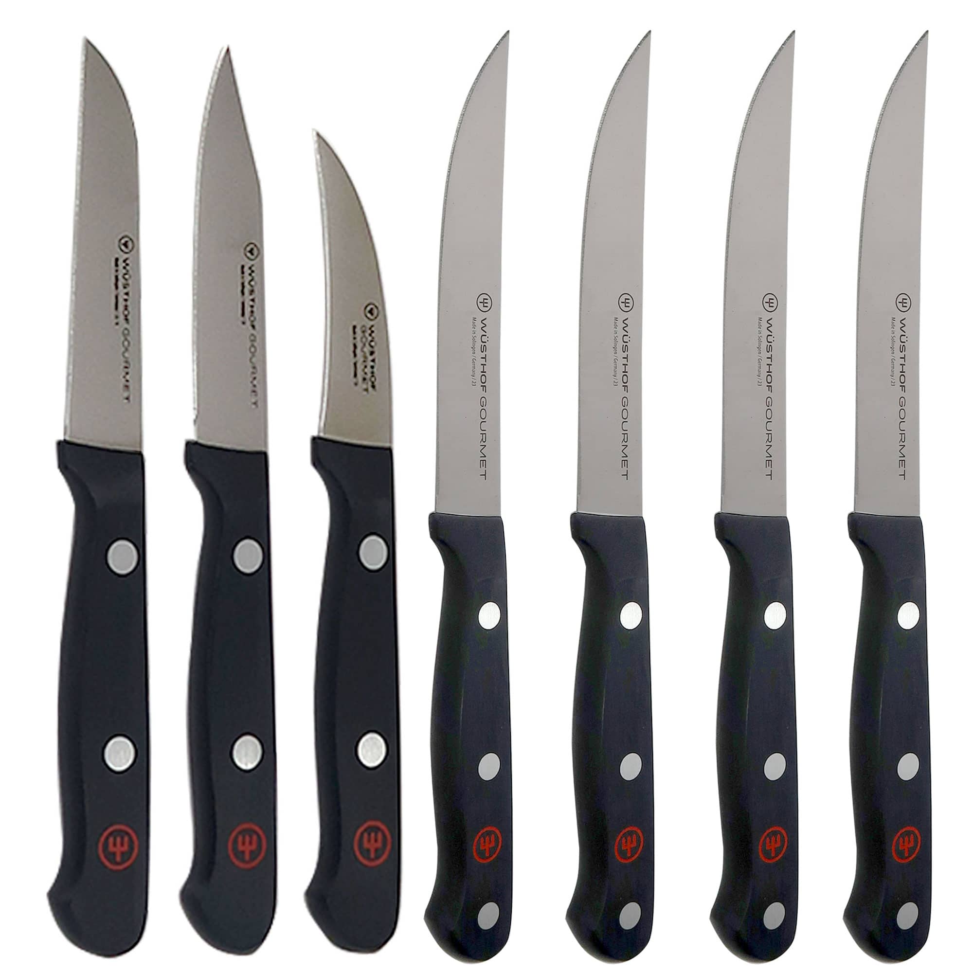 Wusthof - Gourmet 3-Piece Paring Knife Set, Gourmet 4-Piece Steak Knife Set - 1125060403 price history on PriceWatchPro